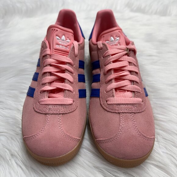 Adidas Gazelle Low Mens Sportswear Shoes Pink JI2077 NEW Size 10.5 - Picture 3 of 4
